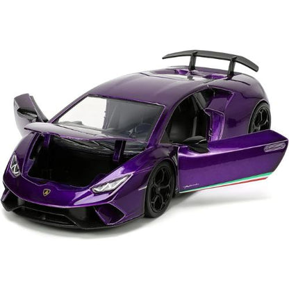 HyperSpec 1:24 Lamborghini Huracan Performante Candy Purple Die-Cast Car – Collectible Toy for Kids & Adults