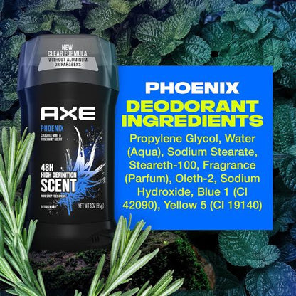 AXE Deodorant Stick for Men Phoenix 3 oz Twin Pack