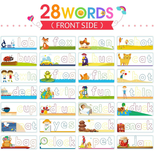 KMUYSL See & Spell Learning Toys for Kids , Set for Boys & Girls.