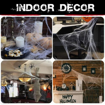 Halloween Spider Webs Decorations