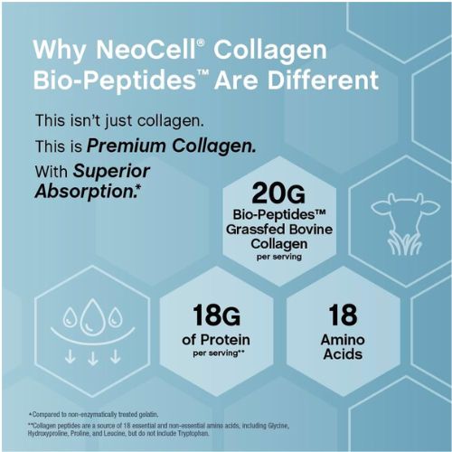 NeoCell Collagen Peptides Powder | 22oz | Super Hair, Skin, and Nails