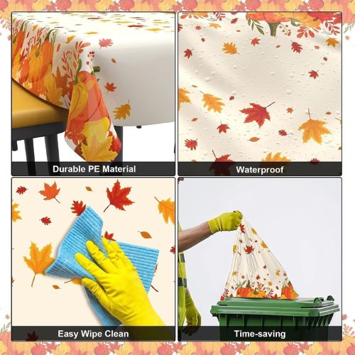 3 Pack Thanksgiving Disposable Tablecloths