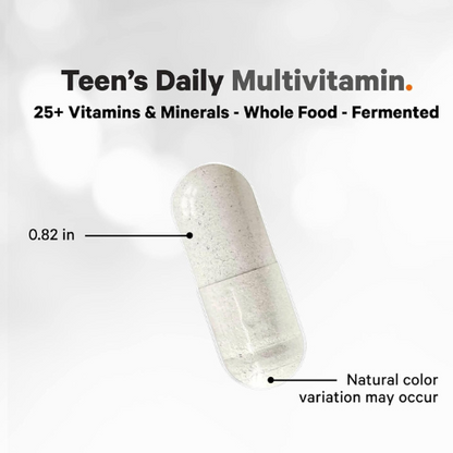 Codeage Teen Multivitamin – 25+ Nutrients, Organic, Omega-3, 60ct