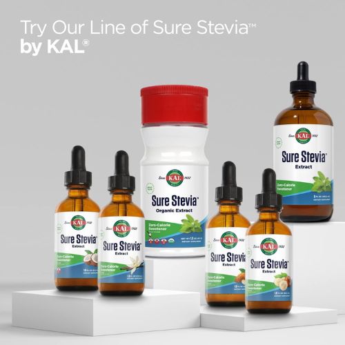 KAL Sure Stevia Extract Powder, Low Carb, Plant Based Stevia Sweetener