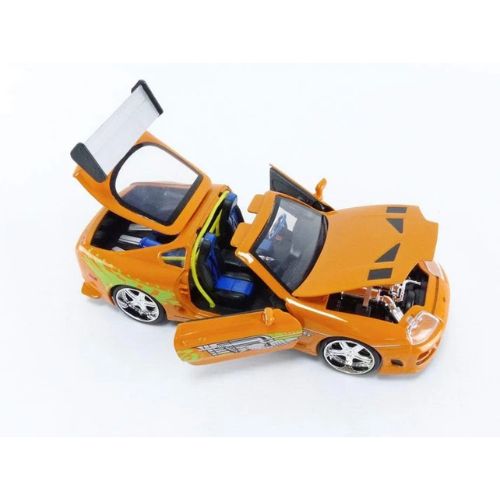 Jada 1:24 Diecast 1995 Toyota Supra with Brian O'Conner Figure – Collectible for Fast & Furious Fans