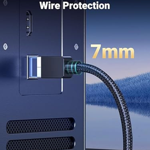 UGREEN Cat 8 Ethernet Cable – 6FT, 40Gbps Braided LAN Cord