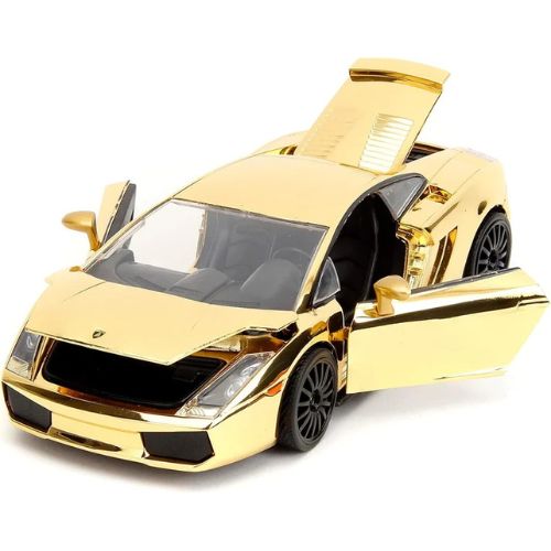 Fast & Furious 1:24 Lamborghini Gallardo Gold Chrome Die-Cast Car