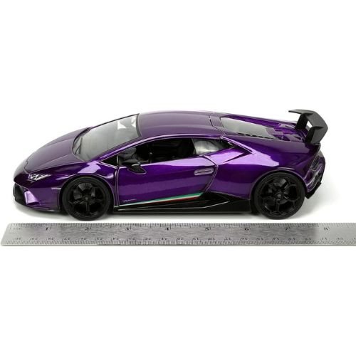 HyperSpec 1:24 Lamborghini Huracan Performante Candy Purple Die-Cast Car – Collectible Toy for Kids & Adults