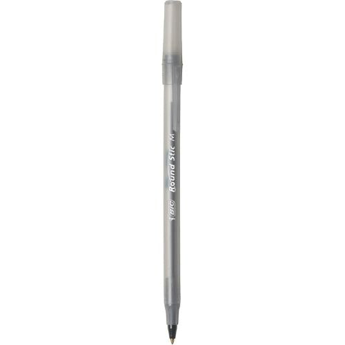 BIC Round Stic Xtra Life Ballpoint Pen, Ultra Long Lasting and Consistent Ink Flow, 60-Count in Black Ink