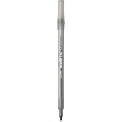 BIC Round Stic Xtra Life Ballpoint Pen, Ultra Long Lasting and Consistent Ink Flow, 60-Count in Black Ink