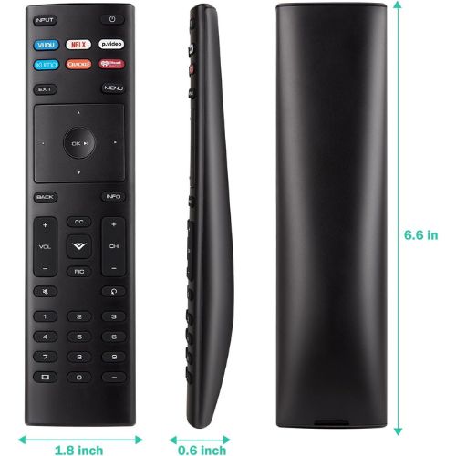 Universal Remote for VIZIO Smart TV – XRT136 Replacement