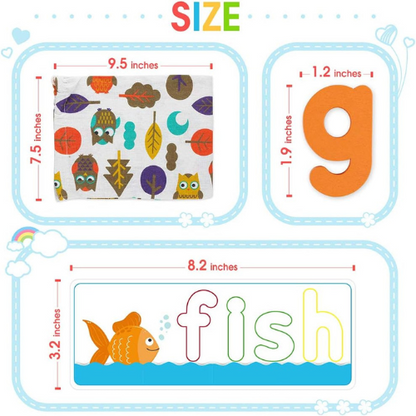 KMUYSL See & Spell Learning Toys for Kids , Set for Boys & Girls.