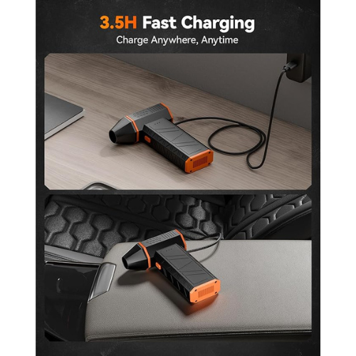 WOLFBOX MF50 Electric Air Duster – 110000RPM, 3-Speed