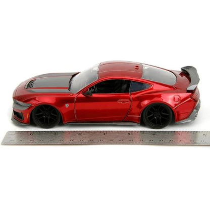 Big Time Muscle 1:24 2024 Ford Mustang GT Dark Horse Die-Cast Car – Candy Red
