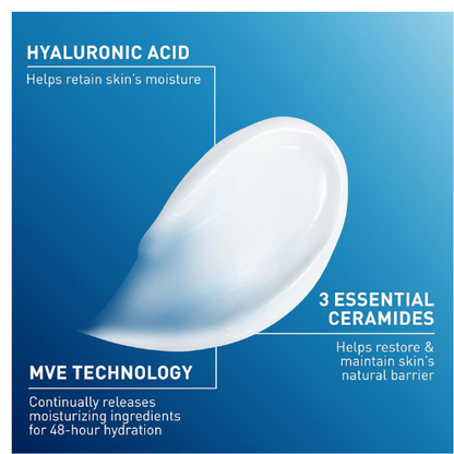 CeraVe Moisturizing Cream, Face & Body Moisturizer for Dry Skin, 19oz