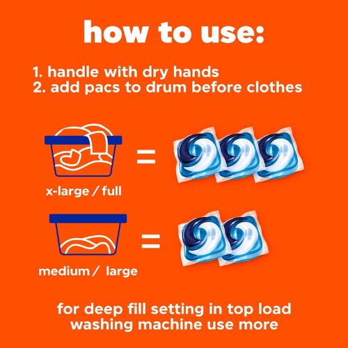 Tide PODS laundry detergent pacs, 3-in-1 Stain Remover