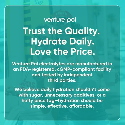 Venture Pal Sugar Free Electrolyte Powder, Liquid Daily IV Hydration Packet