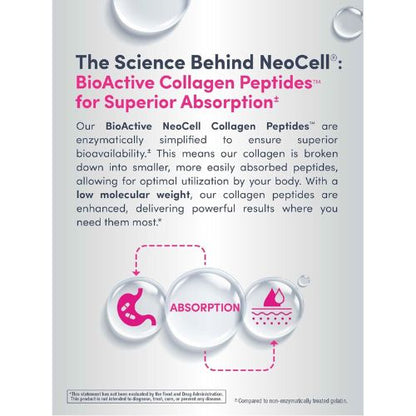 NeoCell Collagen Peptides Pills | 270 Caplets | with Vitamin C and Biotin