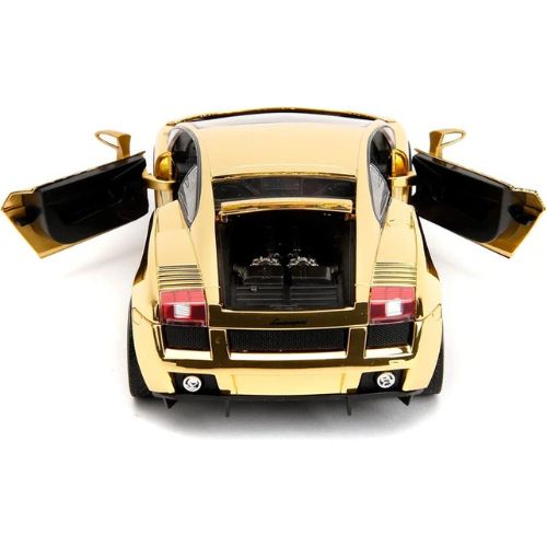 Fast & Furious 1:24 Lamborghini Gallardo Gold Chrome Die-Cast Car
