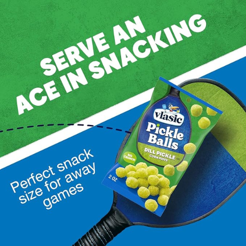 Vlasic Pickle Balls – Dill Flavored Corn Puffs, 2 oz Bag