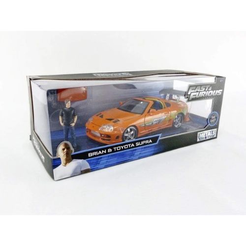 Jada 1:24 Diecast 1995 Toyota Supra with Brian O'Conner Figure – Collectible for Fast & Furious Fans