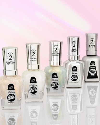 Sally Hansen Miracle Gel™, Shiny Top Coat, Long Lasting, Gel-Like Formula