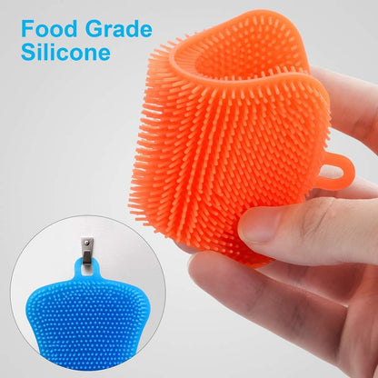 OstWony 3 Pack Silicone Dish Sponges.