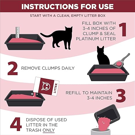 ARM & HAMMER Clump & Seal Cat Litter – 18lb, 14-Day Odor Control