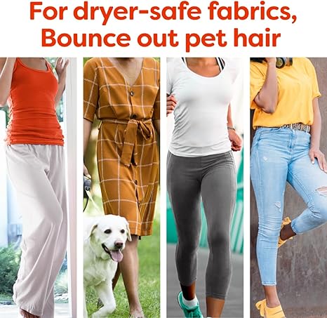 Bounce Pet Hair Guard Dryer Sheets – 180-Count, Fresh Scent, Mega Size