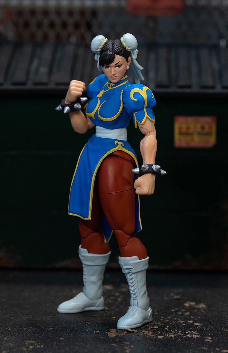 Street Fighter II 6" Chun Li Action Figure – 1:12 Scale, Toys for Kids and Adults