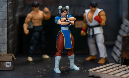 Street Fighter II 6" Chun Li Action Figure – 1:12 Scale, Toys for Kids and Adults