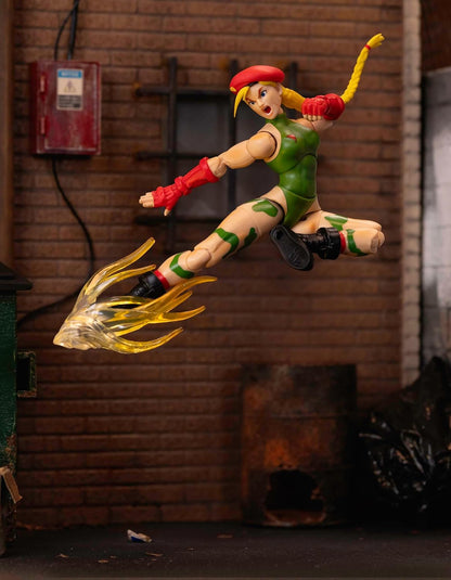 Jada Toys – Street Fighter II Cammy Action Figure – 1:12 Scale, 6" Tall
